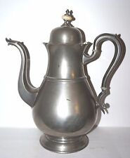 Vintage Pairpoint Pewter Coffee Pot w/Bone Accent Finial & Handle picture