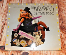 Vintage 1980 Miss Piggy Calendar Jim Henson Pig Dreams The Muppets picture
