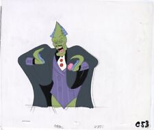 Shark Police Villain painted animation original production cel and drawing rare picture