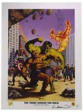 The Thing Versus The Hulk Lithograph Artist Proof Signed Sketched 92/155AP picture