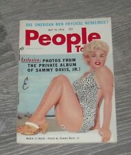 PEOPLE TODAY DIGEST MEN'S PINUP MAGAZINE 5/16 1956 MARIA STINGER SAMMY DAVIS JR picture