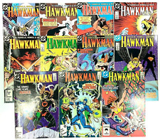 Hawkman Comic Book Lot 11 issues, Vintage DC Comics 1986, Richard Howell, VF+ picture