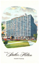 The Statler Hilton Hartford, CT Connecticut Hotel Motel Advertising POSTCARD picture