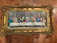 The Last Supper Gilded Framed Made in Italy picture