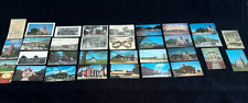 Monroe WI Wisconsin Lot of 32 Vintage Postcard ~ Court House Bank Pool Church picture