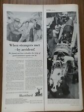1955 Hartford Insurance Ad When Strangers met by Accident picture