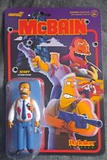Mcbain Scoey  The Simpsons Super 7 Reaction Action Figure 3.75in NIB picture