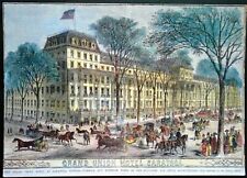 Famous Old Grand Union Hotel, Repro, Saratoga Springs, Artist Rendered picture