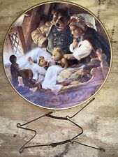 Edwin M. Knowles GOLDILOCKS AND THE THREE BEARS Decorative 8.5” Plate 1991 picture