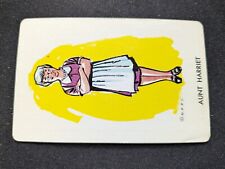 1966 Whitman Batman Playing Card Game - Aunt Harriet (VG/EX) picture