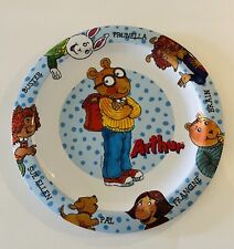 Vintage 1999 Arthur PBS Cartoon Melamine Plate 8.75”  by Trudeau & Marc Brown picture