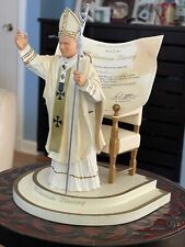 Lovely Vintage Pope John Paul II Figurine 10.5”  Millennium Blessing - (read) picture