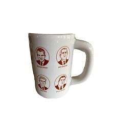 Fishs Eddy Republican Politicians Leaders 12 oz Coffee Cup Diner Mug Ceramic picture