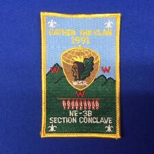 Boy Scout OA 1991 NE-3B Conclave Winnebago Order Of The Arrow Patch 234B4-BIN picture