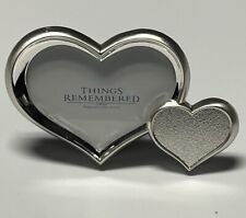 New Things Remembered Beautiful Mini Heart Frame Wedding Baby Shower Gift Silver picture