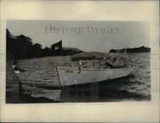 1931 Press Photo Engineer launch Ludlow at Zapatera Island Nicaragua picture