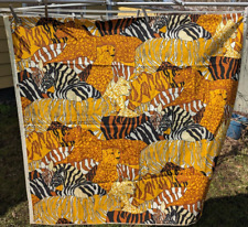Vintage Safari Animal Print Fabric Measures 44 X 49 picture