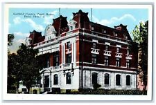 c1940's Garfield County Court House Building Exterior Enid Oklahoma OK Postcard picture