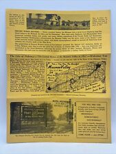 1955 FORT DEFIANCE MAUMEE VALLEY OHIO City Park Commission Brochure and Map picture