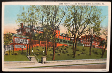 Vintage Postcard 1925 City Hospital and Nurses Home, Altoona, Pennsylvania (PA) picture