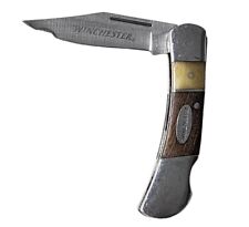 WINCHESTER SS Single Blade Lockback Pocket Knife picture