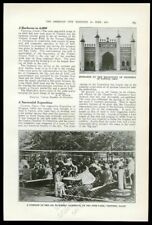 1925 Canton Ohio Exposition of Progress photo vintage trade print article picture
