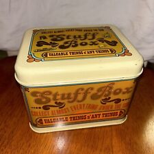 Cheinco Housewares Vintage Tin Canister Stuff Box Stash Box Collectibles 70s I2 picture