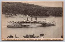 eStampsNet - Steamer Washington Irving Poughkeepsie NY 1916 Postcard Ships picture