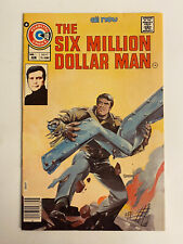 The Six Million Dollar Man #1 (1976, Charlton) 1st appearance of Steve Austin VF picture