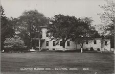 RPPC Clinton Manor Inn Connecticut photo postcard A119 picture