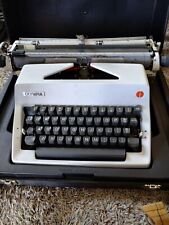 1970 Vintage Olympia Monica Deluxe Typewriter in Original Case picture