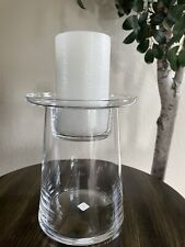 Partylite Symmetry SMALL PILLAR Candle Holder Vase Replacement 7 1/2
