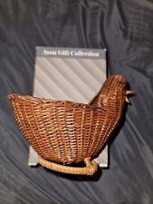 Avon Gift Collection - Wicker Menagerie Chick Basket - 1980's picture