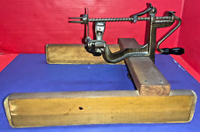 Antique Little Star Apple Peeler (Mounted on Wood) picture