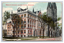 Marquette University And Gesu Church, Milwaukee Wisconsin WI Postcard picture
