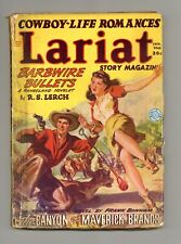 Lariat Story Magazine Pulp Jan 1945 Vol. 14 #5 GD- 1.8 picture