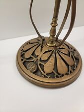 An Austrian Secessionist Brass Table / Floor Lamp Base & Post - 