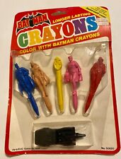 1990 Vintage DC Comics Batman Figure Crayons Craft House picture