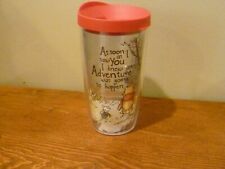 Tervis Disney Winnie The Pooh Acrylic Tumbler Travel Cup with Red Lid 16 oz. picture