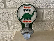 Sinclair Dino Dinosaur Gasoline Steel Bottle Opener 16 Ga  Steel Starr type picture