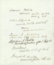 SAMUEL NELSON - AUTOGRAPH WITH CO-SIGNERS picture