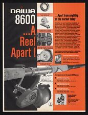 1971 Daiwa Reel Surf Casting Day Boat Breakwater Ocean Spin Casting Fly Print Ad picture