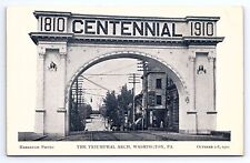 Postcard The Triumphal Arch Washington Pennsylvania Centennial Harbaugh Photo picture