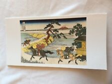 Phaidon Press Collectible Japanese Art Blank Card Katsushika Hokusai Sekiya Fuji picture
