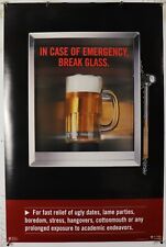 Emergency: In Case of Emergency Break the Glass beer humor NOS (827) picture