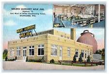 c1940s Golden Guernsey Milk Jug Milwaukee, Wisconsin WI Vintage Postcard picture