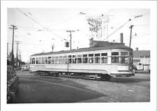 CTS Cleveland Railway Kuhlman Streetcar Trolley Automobiles 1950s Vintage Photo picture