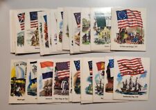 1975 Fleer National Flag Foundation Sticker Complete 31 Card Set NM picture