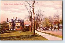 postcard CENTRAL Street, Gardner, Mass. 1908 POSTMARK picture