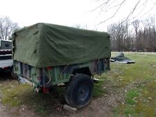 MILITARY SURPLUS  M101 REGULAR CANVAS CARGO TRAILER COVER ONLY -DAMAGED  US ARMY picture